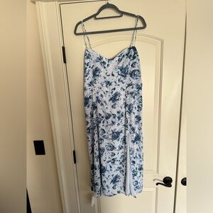 NEVER WORN Abercrombie Floral Midi Dress (No Longer on Website)